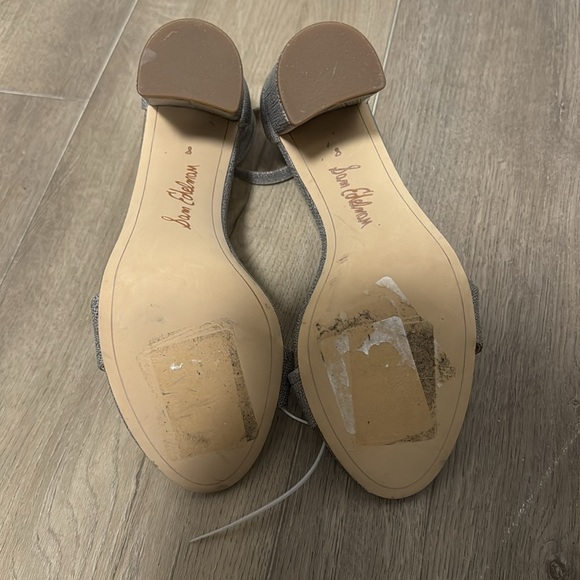 NEW! Sam Edelman Silver Jute Yaro Block Heel Sandal - Size 8 - Picture 13 of 15